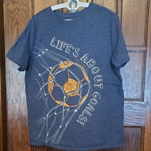 Cat & Jack Gray and Orange Short Sleeve Tees